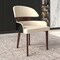 Leisuremod Ethos Collection Modern Wooden Dining Chair in Black/Cream EDC50BLCR - alternate 6