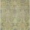 Homeroots 9' X 12' Artichoke Green Gray And Tan Damask Washable Indoor Outdoor Area Rug 603303 - alternate 6