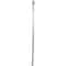 Zenith Zenna Home Straight 60'' Adjustable Fixed Shower Rod with Flange in Chrome 60P1STL - alternate 2