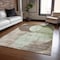Homeroots 10' X 14' Artichoke Green Brown And Beige Geometric Washable Indoor Outdoor Area Rug 604904 - alternate 8
