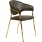Leisuremod Bella Collection Modern Dining Chair in Charcoal BC21CH - alternate 1