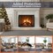 Lavish Home Fireplace Screen 3 Panel Fireplace Gate with Protective Mesh for Wood-Burning Fire Place 80-FPSR-10 - alternate 9