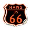 Signmission Hawg Us 66, 6 inch X 6 inch, Vinyl Decal, 2PK SHI-D-2PACK-6-478 - alternate 1