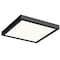Dals Lighting Delta 14'' Square Indoor/Outdoor LED Flush Mount, Black CFLEDSQ14-CC-BK - alternate 1