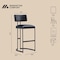 Manhattan Comfort Juno Metal Barstool in Black BS1641-3 - alternate 4