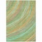 Homeroots 5' X 8' Green Peach And Gold Abstract Washable Indoor Outdoor Area Rug 631240 - alternate 6