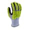 Radians Hi-Vis Cold Protection Cut-Resistant Gloves, Acrylic Terry Lining, S,  RWG604TS - alternate 3