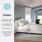 Martha Stewart Amelia King Upholstered Platform Bed with Curved Headboard and Siderails, Wood Slat Foundation TW-3WDB02-K-OWH-MS - alternate 5