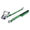 Keeper Tie-Down, 1-1/4 in W, 16 ft L, Green, 1000 lb Working Load, J-Hook End 85422 - alternate 2