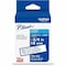 Brother Label/Ribbon Cartridge, White, Gloss, 3/4 in W TZE243G - alternate 1
