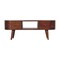 Homeroots 39in Brown Solid Wood Enclosed and Open Storage TV Stand 727852 - alternate 1