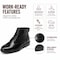 Handpoint Mens 6 in Soft Toe Lace-Up Work Boots-Black Full Grain Leather Dress Safety Boots, KEVLAR, 7 RV4102D-7 - alternate 2