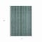 Homeroots 5' X 8' Teal Blue Aqua And Gray Striped Washable Indoor Outdoor Area Rug 616389 - alternate 4