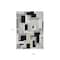 Homeroots 9' X 12' Black Ivory And Beige Geometric Washable Indoor Outdoor Area Rug 613197 - alternate 5