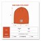 Ergodyne N-Ferno 6812 Rib Knit Beanie, Acrylic, One Size Fits Most, Orange 16814 - alternate 8