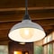 Jonathan Y Jasper 12.25" 1-Light Farmhouse Industrial Indoor/Outdoor Iron LED Pendant, Gray JYL7611D - alternate 4