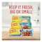 Glad Zipper Food Storage Plastic Sandwich Bags, 6.63 x 5.88, Clear, 600PK 57263 - alternate 6