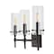 Jonathan Y Cato 21.25" 3-Light Modern Farmhouse Iron/Glass LED Vanity, Oil Rubbed Bronze/Clear JYL7807A - alternate 4