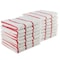 Lavish Home Dish Cloths 16-Pack for Washing Dishes, Scrubbing, Drying & Everyday Messes Soft & Absorbent Sets 69-04-RD - alternate 1