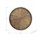 Monarch Specialties Clocks, 20-in. Round, Wall Clock, Light Brown Face, Brown Frame, Contemporary, Modern I 9051 - alternate 3