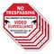 Signmission No Trespassing This Property Is Pro, 10 inch X 10 inch, Aluminum Metal Signs, 5PK OC-A-5Pack-10-101 - alternate 1