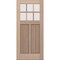 Doornmore CRF-P2G6, 37.75" x 82" ( 36" Door) Left Hand, Mahogany SDL 6 Lite Exterior Door CRF-P2G6-SW-3680_1_LI - alternate 1