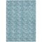 Homeroots 3' X 5' Teal Blue And Ivory Geometric Washable Indoor Outdoor Area Rug 595037 - alternate 5