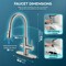 Anzzi Sunset 4-in-1 Single Handle 17.5 in. Faucet with Boiler Tank and Filter in Brushed Nickel KF-AZ401BN - alternate 5