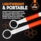 Xpose Safety Retractable Cone Bar Orange/White, 72in to 120in Length, 40PK CBO72/120-40-X - alternate 4