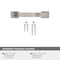 Amerock Candler 3 in 76 mm Center-to-Center Satin Nickel Cabinet Pull BP29349G10 - alternate 4
