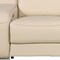 Homeroots 89in Beige and Silver Italian Leather Power Reclining Loveseat With Storage 633757 - alternate 4