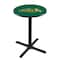 Holland Bar Stool Co 42" Blk Wrinkle North Dakota State Pub Table, 36" dia. Top L211B4236NDakSt-G - alternate 1