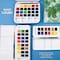 Daler-Rowney Aquafine Watercolor Paint Half Pan Travel Set, Assorted Colors, 24-Piece Set D131900102 - alternate 10