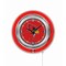 Holland Bar Stool Co Illinois State University Double Neon 15" Clock Clk15IllStU - alternate 1