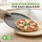 Nutrichef 2-Pack 13 in Non-Stick Pizza Pans, Round Pizza Pans for Oven, Commercial-Grade Carbon Steel, 2PK BKNCBS10SPZPX2 - alternate 5