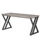 Kioottoo 55'' Modern Writing Desk, Rustic Grey Z-Shaped Metal Legs Home Office Table TB-U0154 - alternate 5