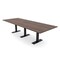 Skutchi Designs 12ft Rectangular Conference Table With Power | Harmony Series | 12 Person Meeting Room Table HAR-REC-48x144-T.BK-H3041-NA - alternate 1