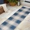 Jonathan Y Sabine Traditional Farmhouse Bold Gingham Navy/Cream 2 ft. x 8 ft. Indoor/Outdoor Runner Rug TSN203B-28 - alternate 5