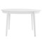 Homeroots 54" White Oval Dining Table 556573 - alternate 7