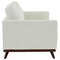 Leisuremod Chester Modern Leather Loveseat with Birch Wood Base, White CS58W-L - alternate 7