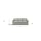 Homeroots 91" Gray Leather Sofa With Black Legs 491297 - alternate 3