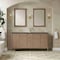 James Martin Vanities Kinnsden 72" Double Vanity, Weathered Oak w/ 3 CM Parisien Bleu Silestone Top D680-V72-WTO-3PBL - alternate 7