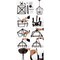 Jonathan Y Pagoda 16" 4-Light Classic Traditional Metal Cage Lantern LED Pendant, Antique Gold JYL7437B - alternate 11