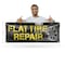 Signmission Flat Tire Repair, 18 Inch x 48 Inch, Vinyl Banner B-30632 - alternate 5