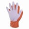 Gloveworks By Ammex Ultra Industrial Flock-Lined Nitrile Disposable Gloves, XL, 8 mil Thick, 9.06" Long, Orange, 500PK GWUOFN48050 - alternate 5