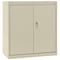 Sandusky Lee Storage Cabinet, 36 in H, 36 in W, 18 in D, Swing, Keyed, Putty, 2 Shelves CA21361836-07 - alternate 5