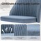 Yssoa Simple Deluxe Armless Office Desk Chair, Modern Cute Swivel Vanity Chair Comfy Home Office Chairs w 3A88HKCHAIROFFICEBLU01 - alternate 4