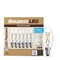 Bulbrite LED Filament PK of 6, 5.1 W Dimmable B11 Light Bulb with Clear FinishE12 Base, 3000K 776233 - alternate 4