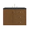 James Martin Vanities Laurent 36" Single Vanity, Honey Oak w/ 3 CM Charcoal Soapstone Silestone Top 545-V36-HNO-3CSP - alternate 8