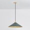 Hudson Valley Lighting Clivedon 20 in. Pendant in Aged Brass/Soft Studio Green by Mark D. Sikes MDS1402-AGB/SSG - alternate 6